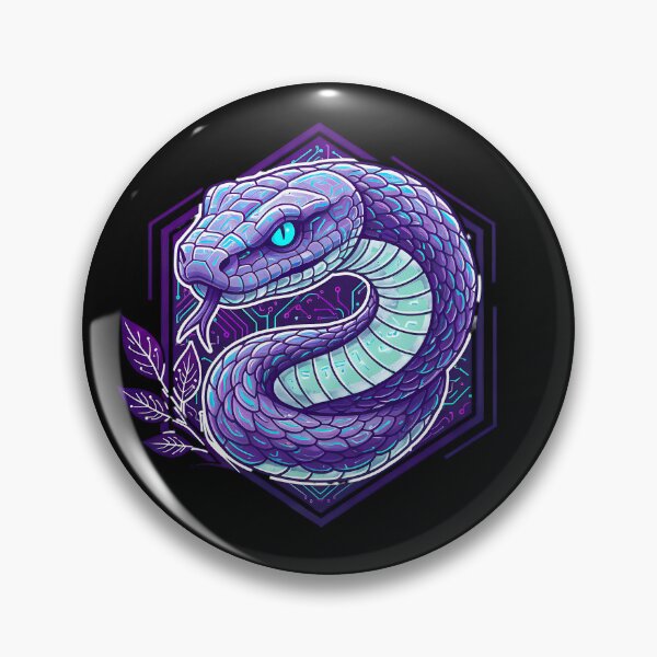 Item preview, Cyber Snake Tech Art - Futuristic Neon Circuit Viper Illustration designed and sold by AbulailArt.