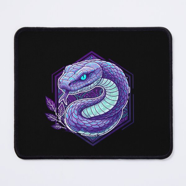 Item preview, Cyber Snake Tech Art - Futuristic Neon Circuit Viper Illustration designed and sold by AbulailArt.