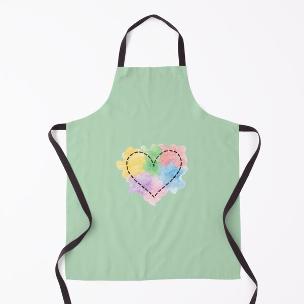 Item preview, Stitched Watercolor RainbowHeart designed and sold by HedayatDesign.