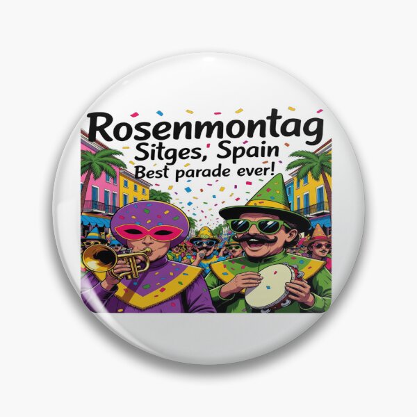 Item preview, Rosenmontag Sitges Spain T-Shirt – Best Parade Ever Carnival Design | Colorful Festival Street Party Graphic designed and sold by Sushikidsntod.