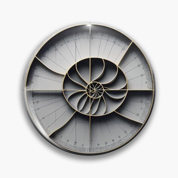 Item preview, Golden Ratio Architecture - Fibonacci & Compass designed and sold by Sivaorginator.