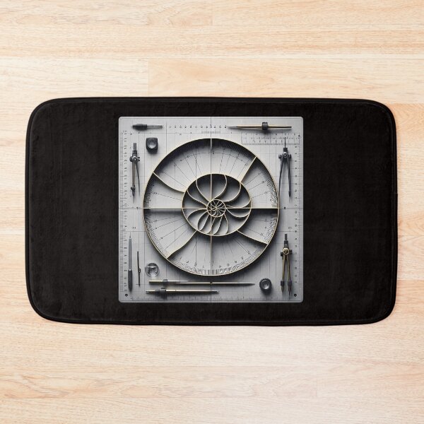Item preview, Golden Ratio Architecture - Fibonacci & Compass designed and sold by Sivaorginator.