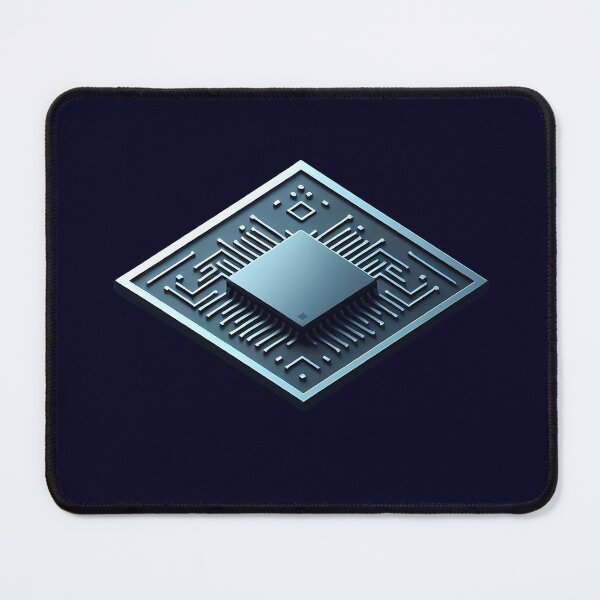 Item preview, Isometric Microchip Processor - Futuristic Tech Art designed and sold by Sivaorginator.