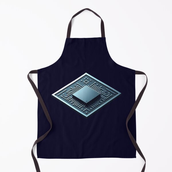 Item preview, Isometric Microchip Processor - Futuristic Tech Art designed and sold by Sivaorginator.