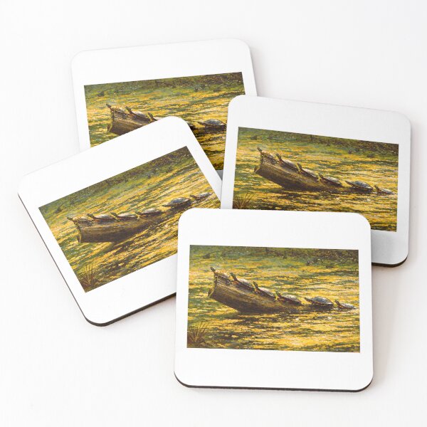 Item preview, Turtles Sunbathing  designed and sold by Vermont Gifts and Art.