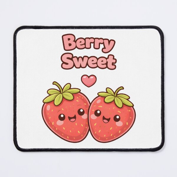 Item preview, Berry Sweet Kawaii Strawberry Couple Design. designed and sold by The-T-In-Retro.