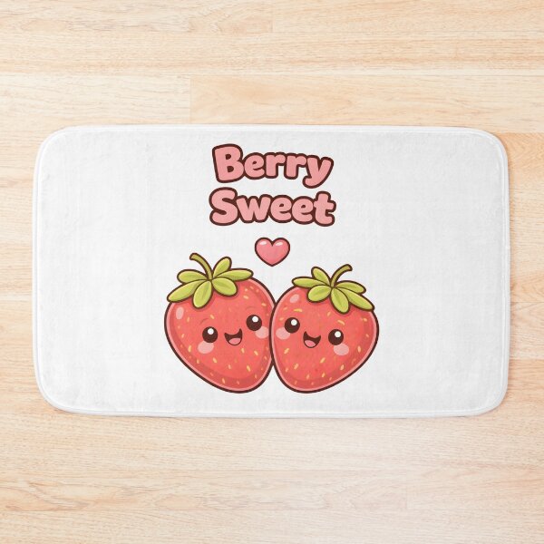 Item preview, Berry Sweet Kawaii Strawberry Couple Design. designed and sold by The-T-In-Retro.