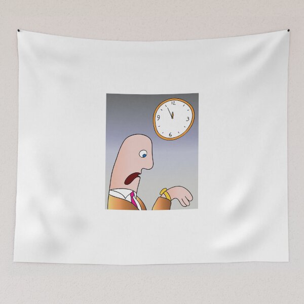 Item preview, Stressed Businessman Running Late for Appointment designed and sold by Miro’s Twisted Ink.