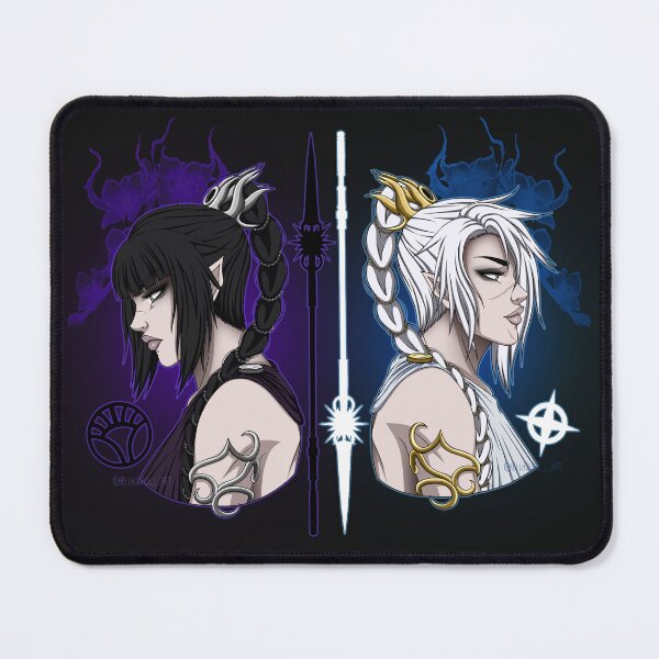 Item preview, "Between Light & Dark" + Black BG designed and sold by Hellhound___Art.