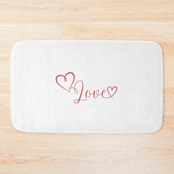 Item preview, Elegant Red Love Script with Heart  designed and sold by Lycheeleaf.