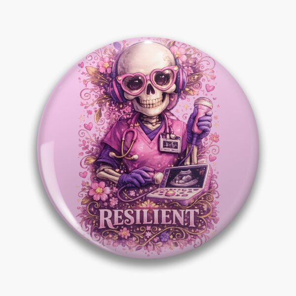 Item preview, Resilient Sonographer Design – Ultrasound Tech Strength Art designed and sold by ClinicalHubs.