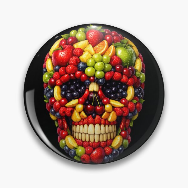 Item preview, Fruits Skull 90s Graphic Wholesale Produce Salesman Gift Fruit Market designed and sold by faridman.