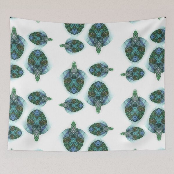Item preview, Sea turtles swimming a0407 designed and sold by liquid-print.