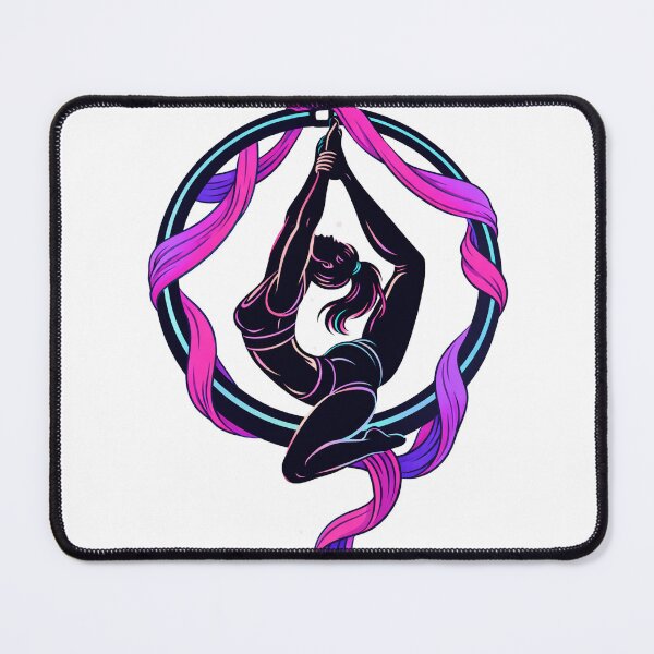 Artikelvorschau, Aerial Hoop Performer – Elegantes Fitness-Silhouette-Design entworfen und verkauft von eragon541289.