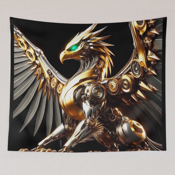 Item preview, Imperial Gryfon: Nocturnal Onyx & Gold designed and sold by Gryfonarts.