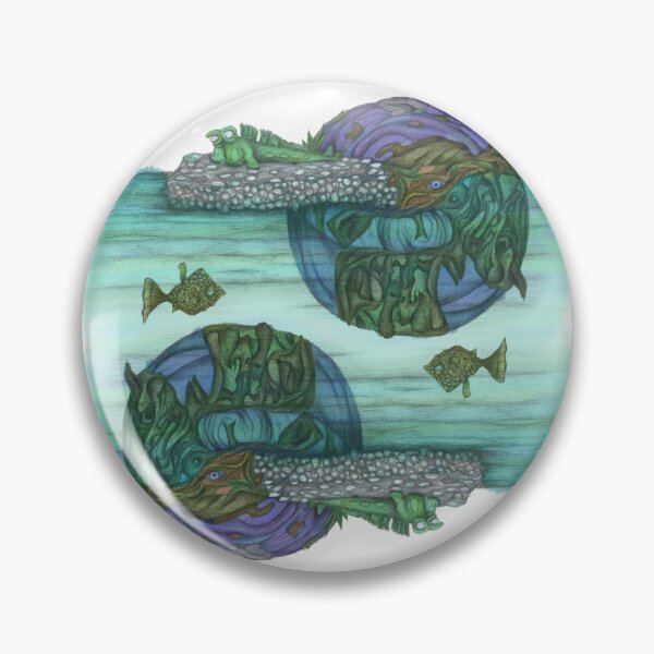 Item preview, Fish and mudskipper a0407 designed and sold by liquid-print.