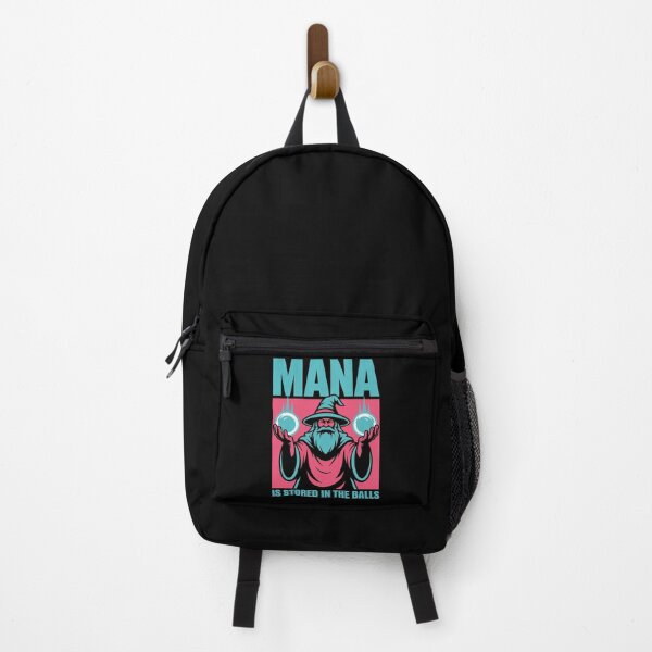 Item preview, Mana is Stored in The Balls - A bold and absurd wizard meme design for RPG gamers, DnD players, fantasy lovers and anyone who lives for chaotic magic humor. designed and sold by ZyziowskyArt.