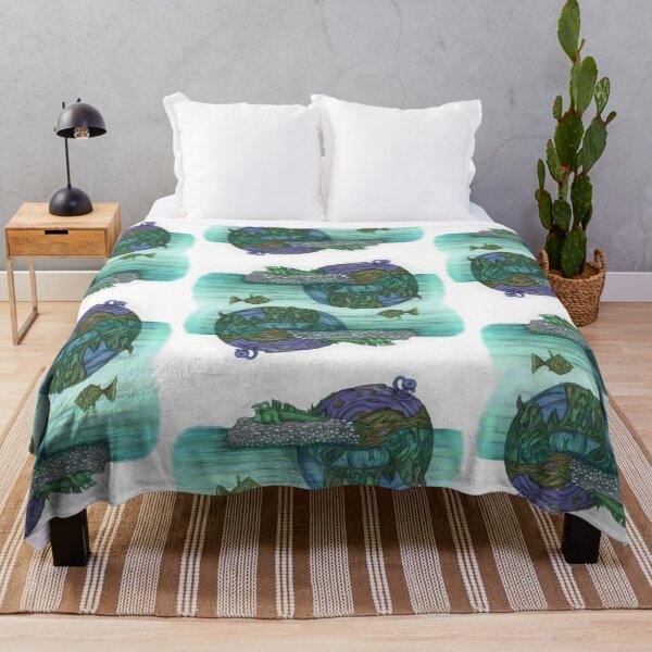 Item preview, Fish and mudskipper a0407 designed and sold by liquid-print.