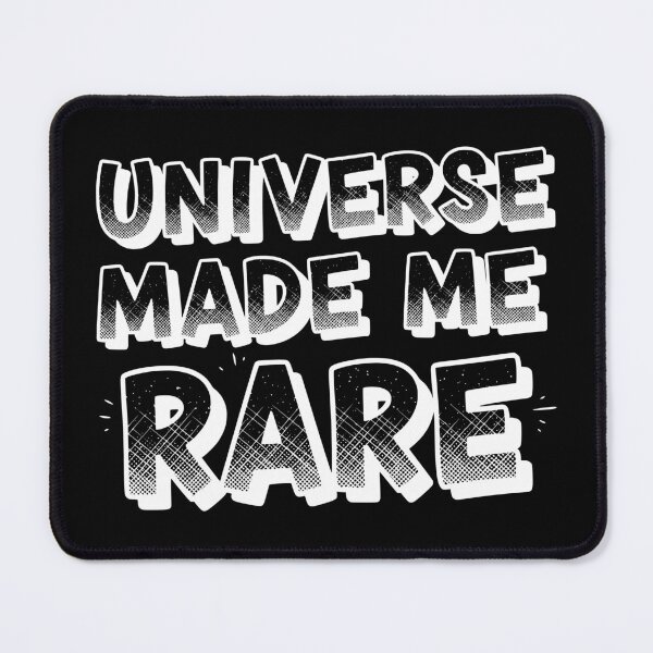 Item preview, Universe Made Me Rare - Unique Halftone Grunge Quote designed and sold by LockjowArt.