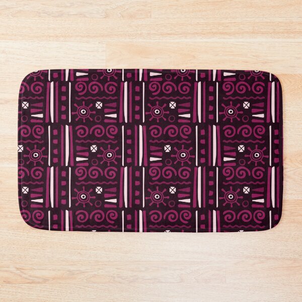 Item preview, Mid Century Oceanic Checkers - Ethnic Polynesian Tribal  - Valentine Gifts For Him designed and sold by RoyalStarsPatts.
