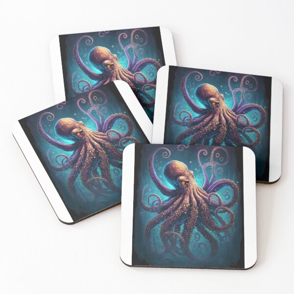 Item preview, Magical Underwater Octopus - Fantastic Design with Vibrant Colors designed and sold by Hipatye26.