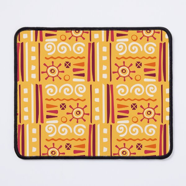 Item preview, Polished Yellow Maori Print - Ethnic Polynesian Tribal - Valentine Gifts For Girlfriend designed and sold by RoyalStarsPatts.
