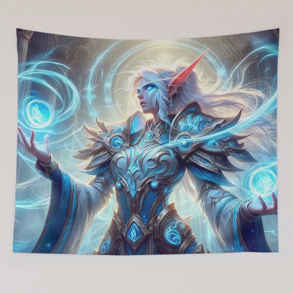 Item preview, Arcane Mage High Elf | Sorceress of Ancient Runes designed and sold by TattooDrive.