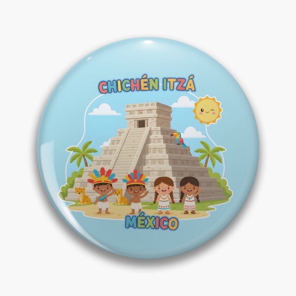 Item preview, Chichén Itzá Mexico Cultural Cartoon designed and sold by PattaZone.
