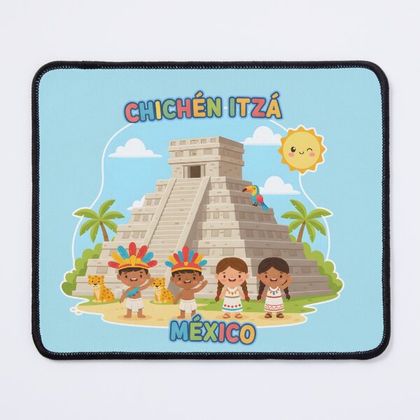 Item preview, Chichén Itzá Mexico Cultural Cartoon designed and sold by PattaZone.