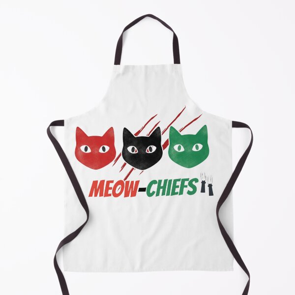 Item preview, Meow Chiefs Funny Cat Leader Design designed and sold by LittleLoopArt.