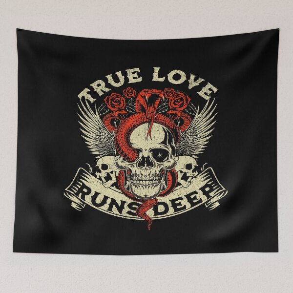 Item preview, Gothic True Love Runs Deep designed and sold by TheInkRaven.