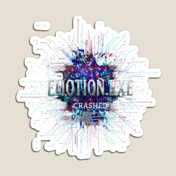 Artikelvorschau, Emotion.exe abgestürzt | Cyberpunk Minimal entworfen und verkauft von ROG4R-ENTRPRS.