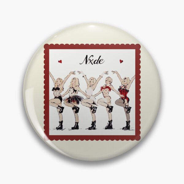 Item preview, (G)I-DLE Nxde vintage style in burgundy frame designed and sold by Hi-Princess.