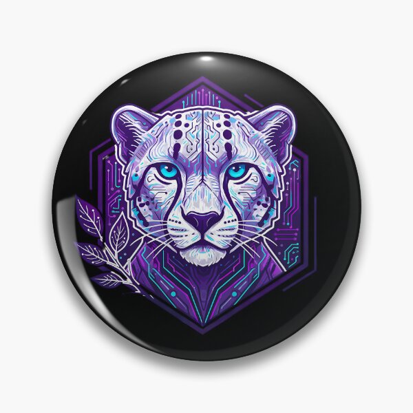 Item preview, Cyber Cheetah Tech Art - Futuristic Neon Circuit Speedster Illustration designed and sold by AbulailArt.