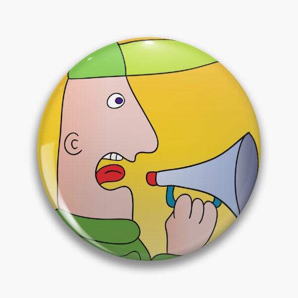 Item preview, Art Director Shouting Through Megaphone designed and sold by Miro’s Twisted Ink.