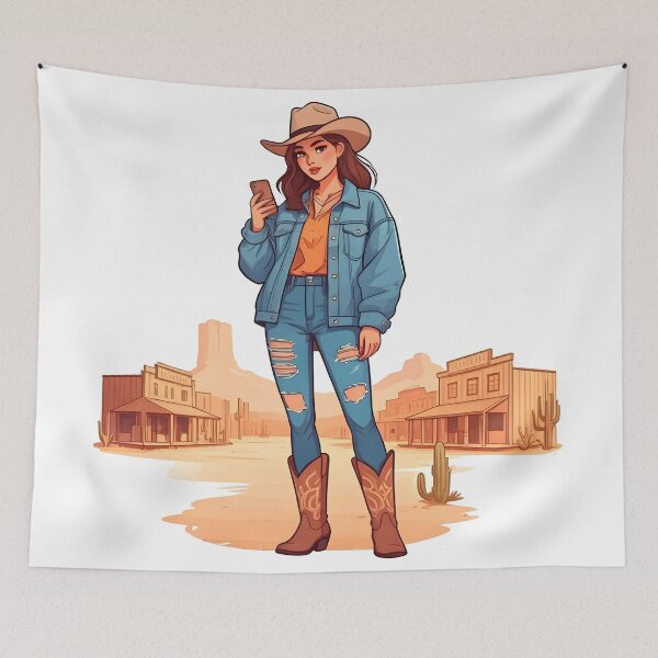 Item preview, Modern Cowgirl Street Style designed and sold by Uglyandcute.