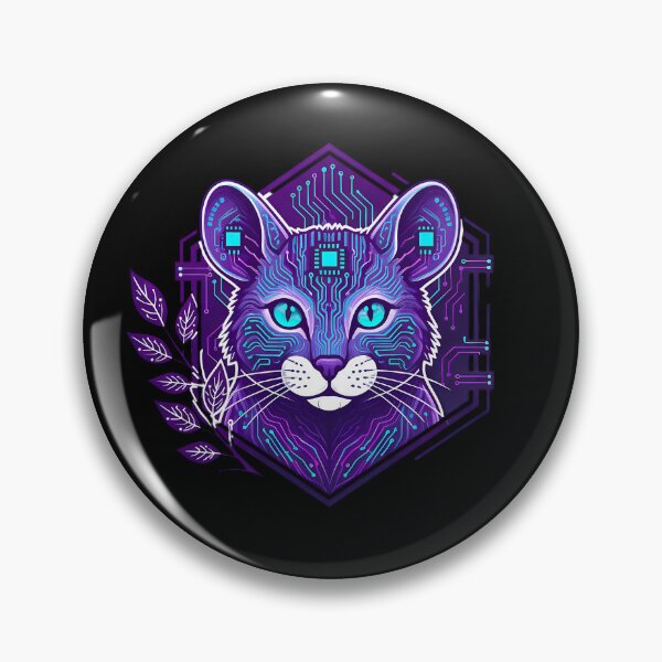 Item preview, Cyber Mouse Tech Art - Futuristic Neon Circuit Rodent Illustration designed and sold by AbulailArt.