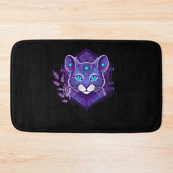 Item preview, Cyber Mouse Tech Art - Futuristic Neon Circuit Rodent Illustration designed and sold by AbulailArt.