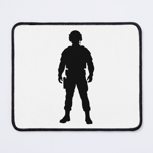 Item preview, Full Body Tactical Soldier Silhouette designed and sold by myforestfog.