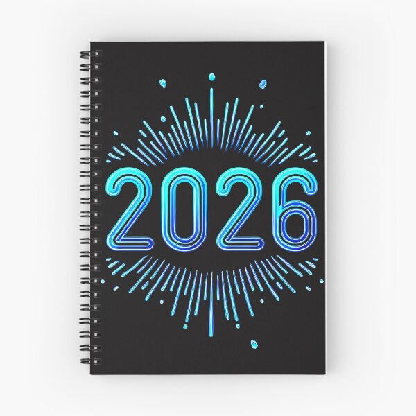 Item preview, 2026 Neon Light Burst | Futuristic New Year Celebration Art designed and sold by RS-Globalist-.