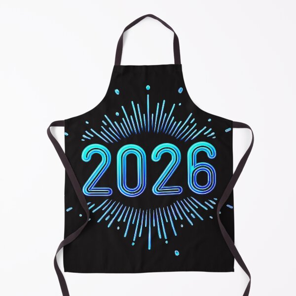Item preview, 2026 Neon Light Burst | Futuristic New Year Celebration Art designed and sold by RS-Globalist-.