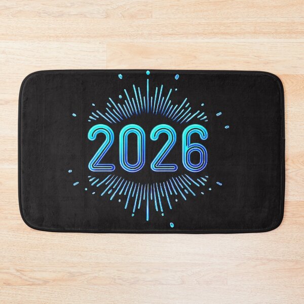 Item preview, 2026 Neon Light Burst | Futuristic New Year Celebration Art designed and sold by RS-Globalist-.