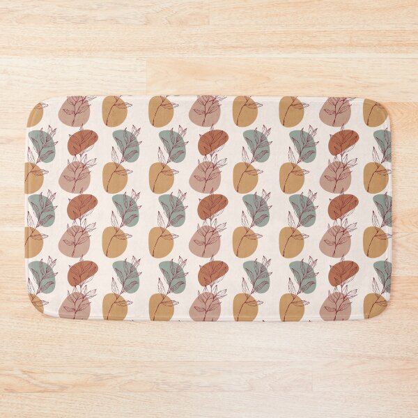 Item preview, Minimalist Seamless Botanical Leaf Pattern designed and sold by IsaMarina.