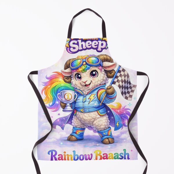 Item preview, Rainbow Baaaash - #1 Speed Flock Champion (My Little Sheep Parody) designed and sold by Thpoar.