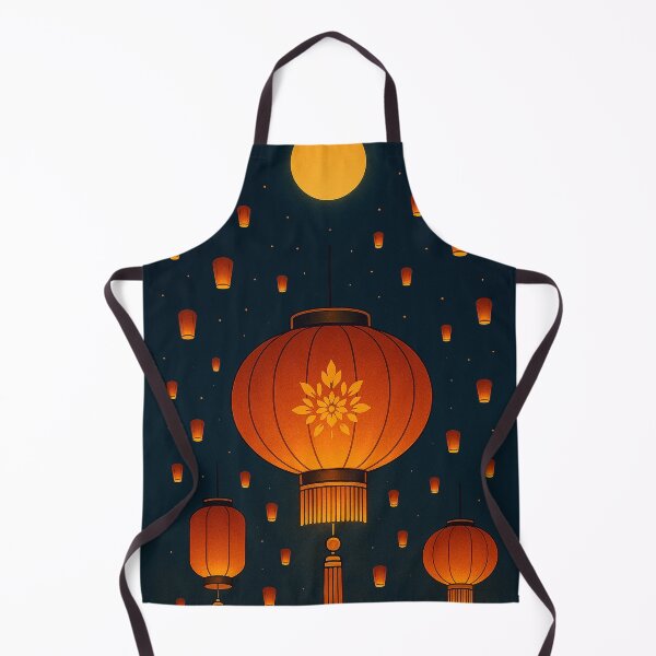 Item preview, Bold Lantern Festival Poster Art – Vibrant Red & Gold Lantern Design designed and sold by mbmstores.