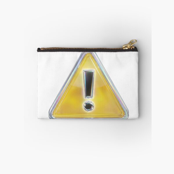 Item preview, Yellow Warning Hazard Sign 3D Glossy designed and sold by NostalgiaOS.