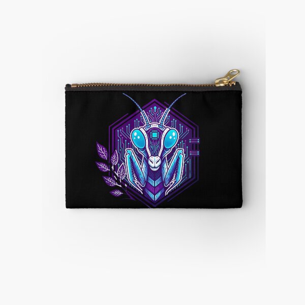 Item preview, Cyber Mantis Tech Art - Futuristic Neon Circuit Praying Mantis Illustration designed and sold by AbulailArt.