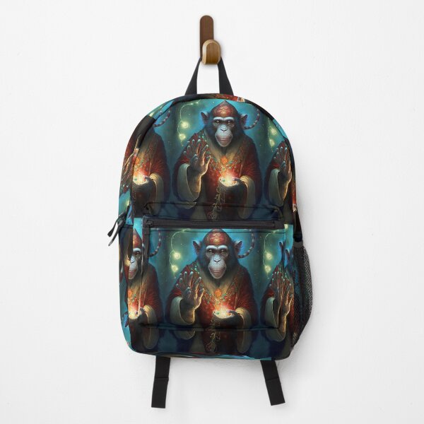 Item preview, Magical Energy Wizard Monkey - Epic Fantasy Design designed and sold by Hipatye26.