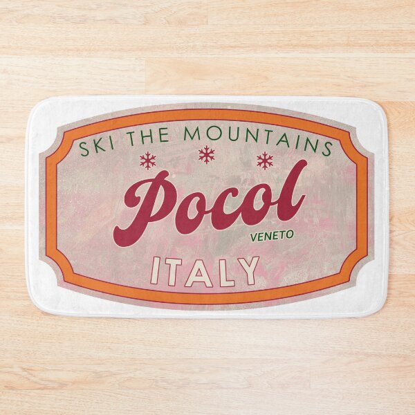 Item preview, Pocol, Italia, Véneto, Esquí, insignia de esquí texturizada designed and sold by Wanderful-roads.