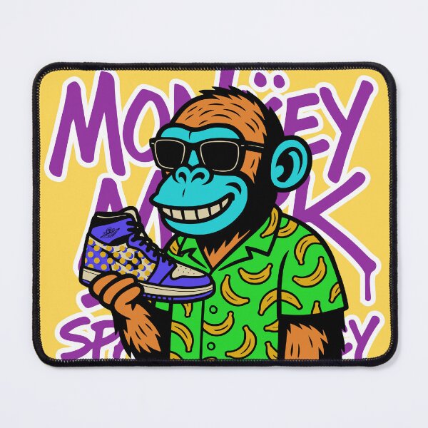 Item preview, MONKEY MARK – Sneaker Ape Mosaic Style designed and sold by DixTartare.
